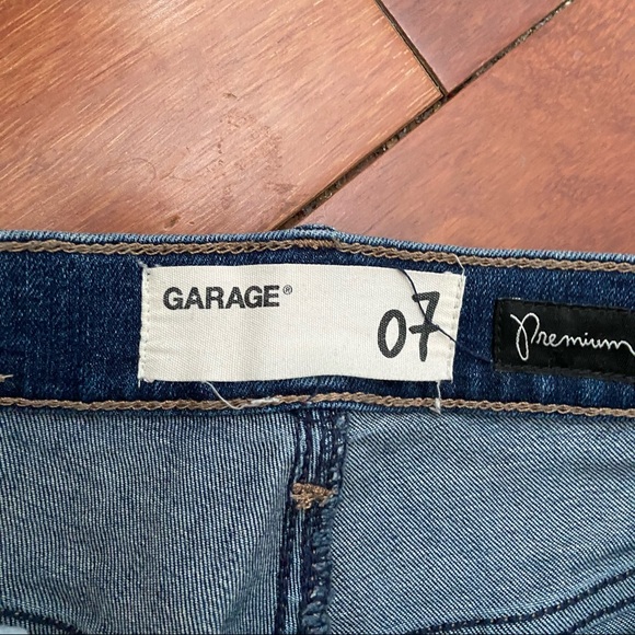 Garage high waisted colour block denim jeans - Picture 3 of 4